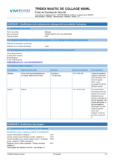 Tridex Mastic de collage 600ML - FDS